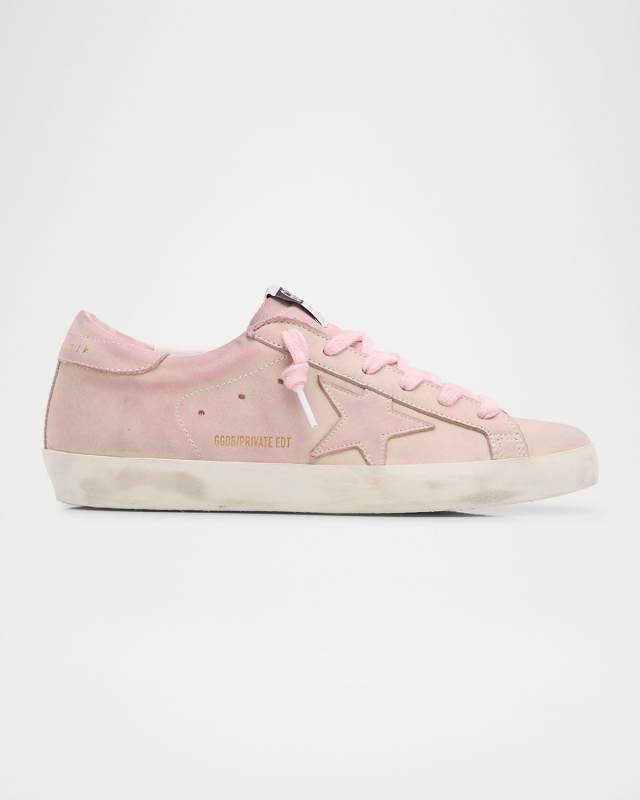 Superstar Nabuk Leather Low-Top Sneakers